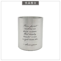 样板间茶几简约现代家居软装饰品摆件仿真花玻璃烛台组合ZH3354