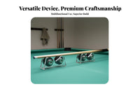 2 Pieces Accurate Check Pool Cue Straightness Checker Portable Design Billiard Cue Straightness Checker Fast Detection for Tournaments, Club