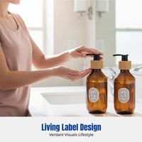 Shampoo Dispenser Bottle, PET Travel Container, Hotel, Guesthouse Scent, Liquid Soap