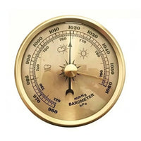 Round Analog Weather Instrument with Scale Air Pressure Meter Traditional Design Air Pressure Meter