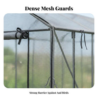 Bird Proof Net Greenhouse Breathable Mesh Plant Enclosure Sun Protection Growing Tent Sturdy Frame for Gardeners, Home Growers, Hobbyists, Garden, Vegetable Plot, Balcony, Patio