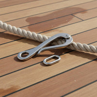 Coiled-Loaded Stainless Steel Release Hook Rust Resistant Quick Release Hook Heavy-Duty Marine Hardware Long-Lasting for Boating, Sailing
