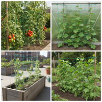 Plant Climbing Net for Vine Plants, Vegetables, and Fruits - Garden Trellis Netting