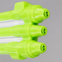 Water Sprayer Pistol Pump Gun, Large Water Gun with High Capacity, Durable for Garden Party & Beach, Deep Blue/Orange/Yellow