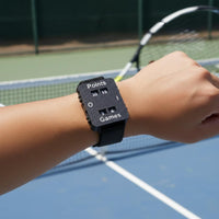Wrist Score Counter Versatile Sport Use Tennis Score Keeper Wristband Lightweight Design Manual Game Counter for Athletes, Referees, Outdoor Games