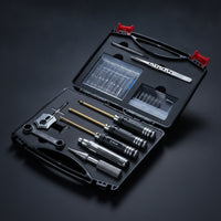 Fishing Reel Maintenance Kit Hard-Cased Fishing Reel Tool Kit Knurled Tools for Tackle Box