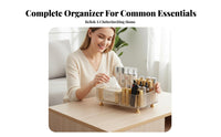 Organizer Box with Tissue Holder Multifunctional Multi-Compartment Tissue Holder