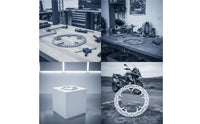 Rear Brake Rotor Perforated Rear Brake Disc Rotor Smooth Braking for Motorcyclists