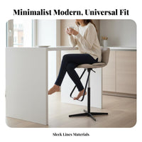 Minimalist aesthetic Adjustable High Stool with supportrest Modern Design Height-Adjustable Pedestal Seat Easy to Clean Bar Chair rotate Function for Adults, Homeowners, Business Owners, Restaurant, Pub, Kitchen, Dining Room