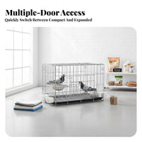 Pigeon Breeding Cage Removable Divider Pigeon Pairing Cage Spacious Bird Housing for Home Use, Backyard, Balcony