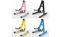 A shaped Guitar Stand Padded Folding Guitar Stand Non-Slip for Guitarists, Rehearsal Room