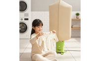 Portable Vertical Clothes Dryer Space-Saving Portable Clothes Dryer Upright Dehydrating Cabinet for Students, Itinerants, Apartments, Dorm Rooms