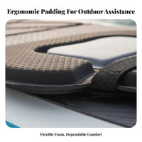 Detachable Fore and Aftrest Pad Waterproof Kayak Accessory Anti-Slip Aquatic Activities Gear for Paddleboarders, Canoeists, Kayaking, Paddleboarding