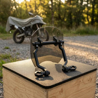 Curved Guard Motorcycle Windshield Phone Holder Retro Style 22 Mm Tube Clamp Phone Holder