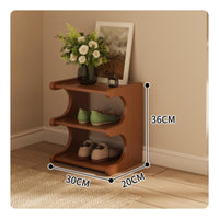 Space Saving Bamboo Shoe Rack Long-Lasting Multi-Layer Shoe Rack Easy Assembly Large Capacity for Dorm Room, Entryway, Hallway, Closet