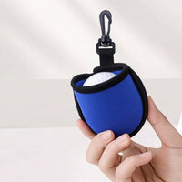 Golf Ball Pouch Soft-Lined Golf Ball Holder Belt Pouch with Clip Portable Easy to Clean for Golfers
