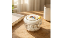 Retainer Box with Rotating Cleaner Small Retainer Case Lightweight