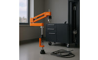 Clamp Mount Cantilever Tapping Bracket Hex Key Included Tapping Cantilever Bracket for Workbench, Workshop