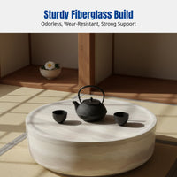 Wabi-Sabi Stone Coffee Table, Modern Minimalist Living Room Table, Creative Designer Side Table Set