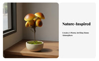 Miniature Mushroom Decoration Vivid Color Fake Mushroom Ornament Versatile Micro Landscape Decor for Shop Window Display, Terrarium