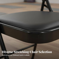 Multifunctional Mind-Body Practice Auxiliary Chair Stable Iyengar Auxiliary Chair Portable Backless Mind-Body Practice Stool Non-Slip for Beginners, Seniors, Home Gym