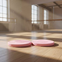 2 Pieces Turnout Training Boards Professional Turnout Disks Turning Board Sturdy Rotation Disc Portable for Dancers