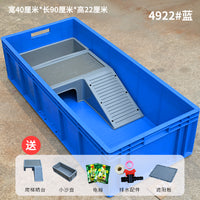 乌龟专用缸带晒台饲养箱大乌龟别墅养龟箱家用养鱼缸鱼盆鱼缸鱼池