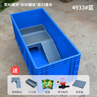 乌龟专用缸带晒台饲养箱大乌龟别墅养龟箱家用养鱼缸鱼盆鱼缸鱼池