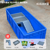 乌龟专用缸带晒台饲养箱大乌龟别墅养龟箱家用养鱼缸鱼盆鱼缸鱼池