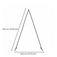 Triangle Wedding Arch Heavy Duty Metal Balloon Arch Stand Modern Design Triangular Backdrop Frame for Birthday