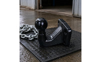50mm Trailer Hitch Ball Glossy Finish European Tow Ball Curved Design Vehicle Accessory
