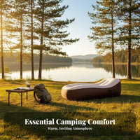 Foldable Self-Inflating Camping Mat Widened Design Self-Inflating Air Mattress Compact Inflatable Camping Bed Comfortable for Outdoor Enthusiasts, Travelers, Travel, Hiking, Beach, Tent