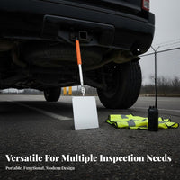 Telescopic Inspection Mirror Portable Undercarriage Inspection Mirror Adjustable Reach Soft Grip for Auto Technicians