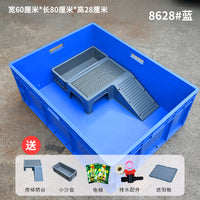 乌龟专用缸带晒台饲养箱大乌龟别墅养龟箱家用养鱼缸鱼盆鱼缸鱼池