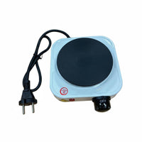 1000W High Power Single Coil Burner Multi-Functional Portable Electric Hot Plate Compact Design Single Coil Electric Burner Even Heating for Students, Travelers, Dorm Room, Office, Travel