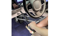 Stainless Steel Two-leverLever Driving Aid Storage Bag Included Disabled Driver Hand Control Chain Linked Car Hand Control Device All-Metal Construction