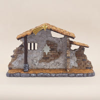 Nativity Stable with Star Religious Manger Vintagevintage Manger for Mantel