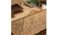 Handmade Gift 1:72 Scale Stilt House Model Natural Wood Material Southeast Asian Pavilion Assembly Kit Educational DIY Wooden House Model Customizable Surface for Hobbyists
