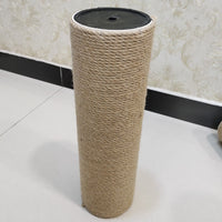 猫抓柱DIY猫爬架配件替换白麻绳PVC柱12厘米自制通天柱材料猫抓板