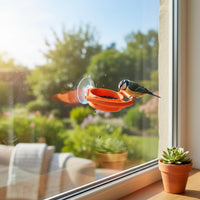 Easy to Clean Suction Cup Bird Feeder Window Bird Feeder for Nature Lovers, Balcony, Patio, Backyard