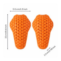 Motorcycle Knee Protectors CE Certified Knee Protectors with Lattice Design Low-Profile for Riders