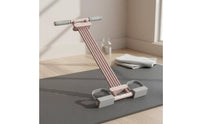 Full Body Workout Pedal Resistance Band Multifunctional Elastic Pull Rope Exerciser Portable Chest Expander Puller Comfortable Foam Handles for Women, Beginners, Home, Gym, Office
