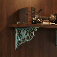 Wall Shelf Bracket Rustic Shelf Bracket 90-Degree Angle Brackets for Decorators, Homeowners, Farmhouse