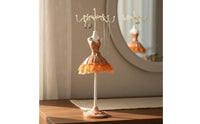 Customizable Ballet Dress Jewelry Stand Decorative Mannequin Jewelry Display Stand Stable Base Resin Dress Display Rack Handmade for Boutique