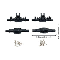 RC Axle Housing with Screws Upgrade Replacement Aluminum Axle Cover Easy to Install Hardware for Crawler Builders