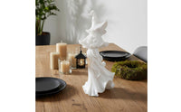 Witch Lantern Statue Resin Halloween Witch Decor Tabletop Display