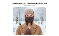 Ocular Corner Protection Face Cover Warming Effect Windproof Cycling Face Cover Winter Accessory Breathable Elastic Fit for Men