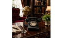 Plug and Play Retro Rotary Wheel Telephone Decorative Piece Vintage Telephone Gift Idea for Hotel Owners