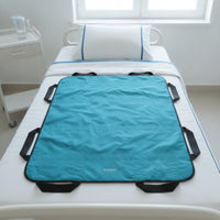Bed Positioning Pad with Handles Sturdy Patient Transfer Sheet Reinforced