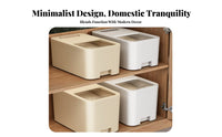 Moisture-Proof Rice Storage Container Transparent Lid Rice Storage Bin Safe